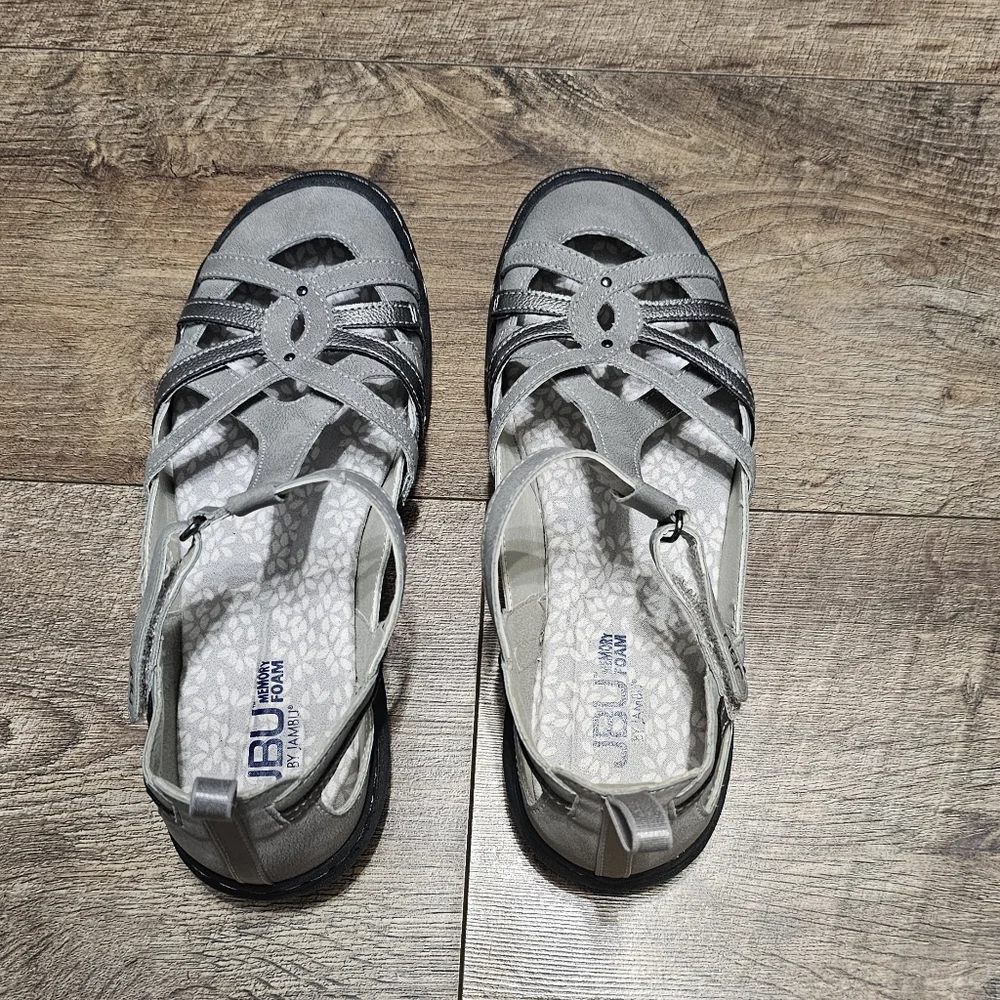 Jbu memory foam Cushioned sandals women's size 7